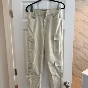 Zara Men's Light Khaki Cargo Pants - Utility Pockets